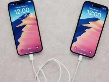 藤县苹果15维修店分享iPhone15可以给安卓充电吗 